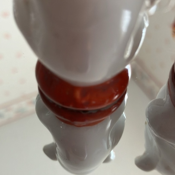 VINTAGE 1930’s JAPAN SET PIGS  PLAYING FLUTE with errors says PM PEPPER I’M SALT - Picture 5 of 7